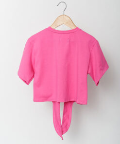 Blusa oversize para niñas fucsia