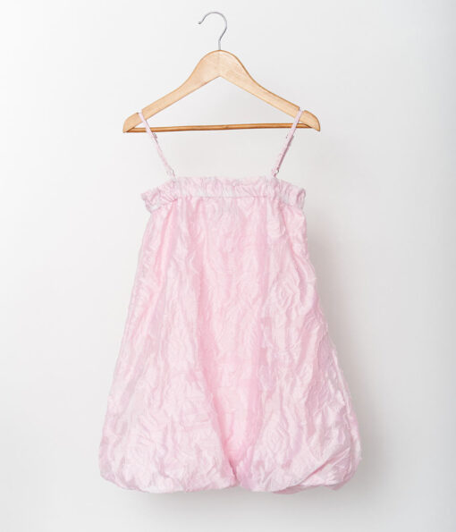 Vestido globo rosa para niñas