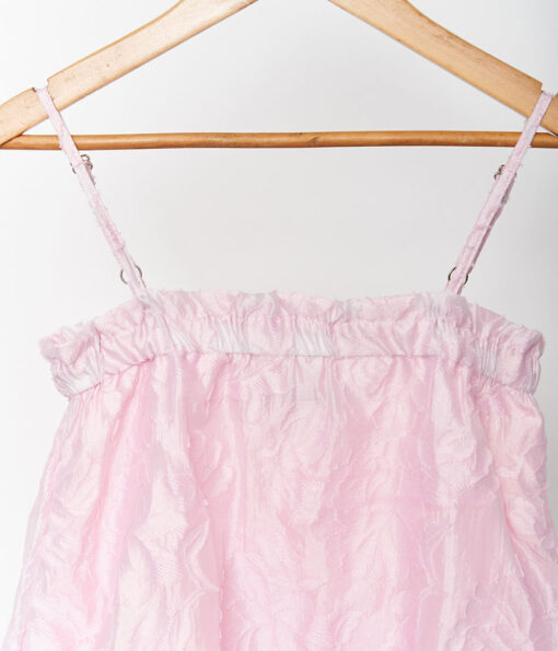 Vestido globo rosa para niñas