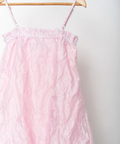 Vestido globo rosa para niñas