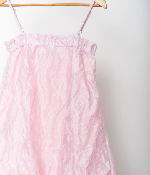 Vestido globo rosa para niñas