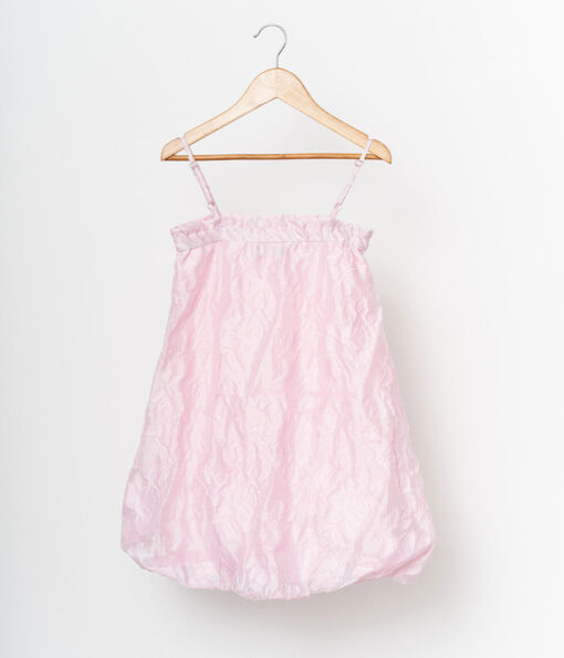 Vestido globo rosa para niñas