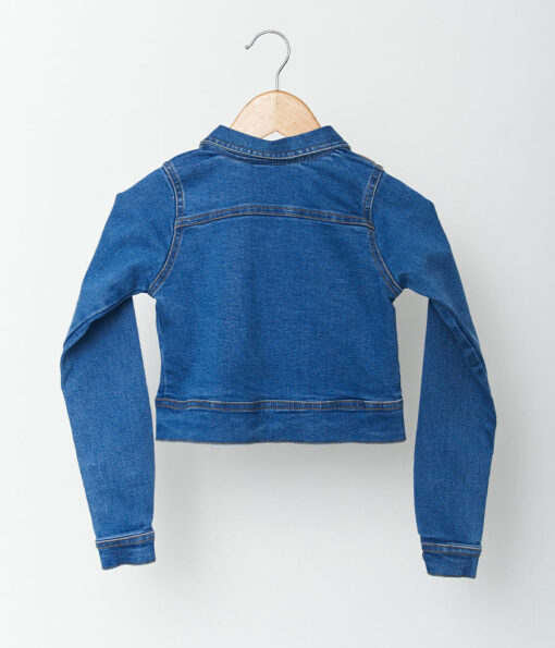 Chaqueta en jean para niñas súper linda.