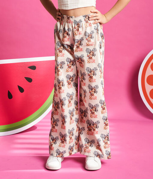 Pantalón estampado para niñas