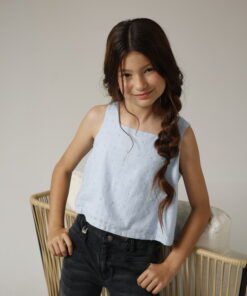 Blusa cruzada en espalda